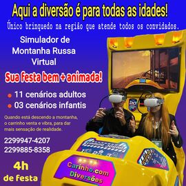 Simulador de Montanha Russa Carinho.com