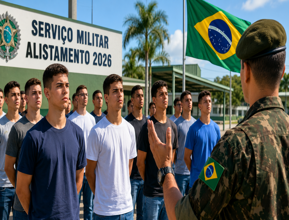 Prazo para Alistamento Militar 2026 Entra na Reta Final; Inscrições Terminam em 30 de Junho